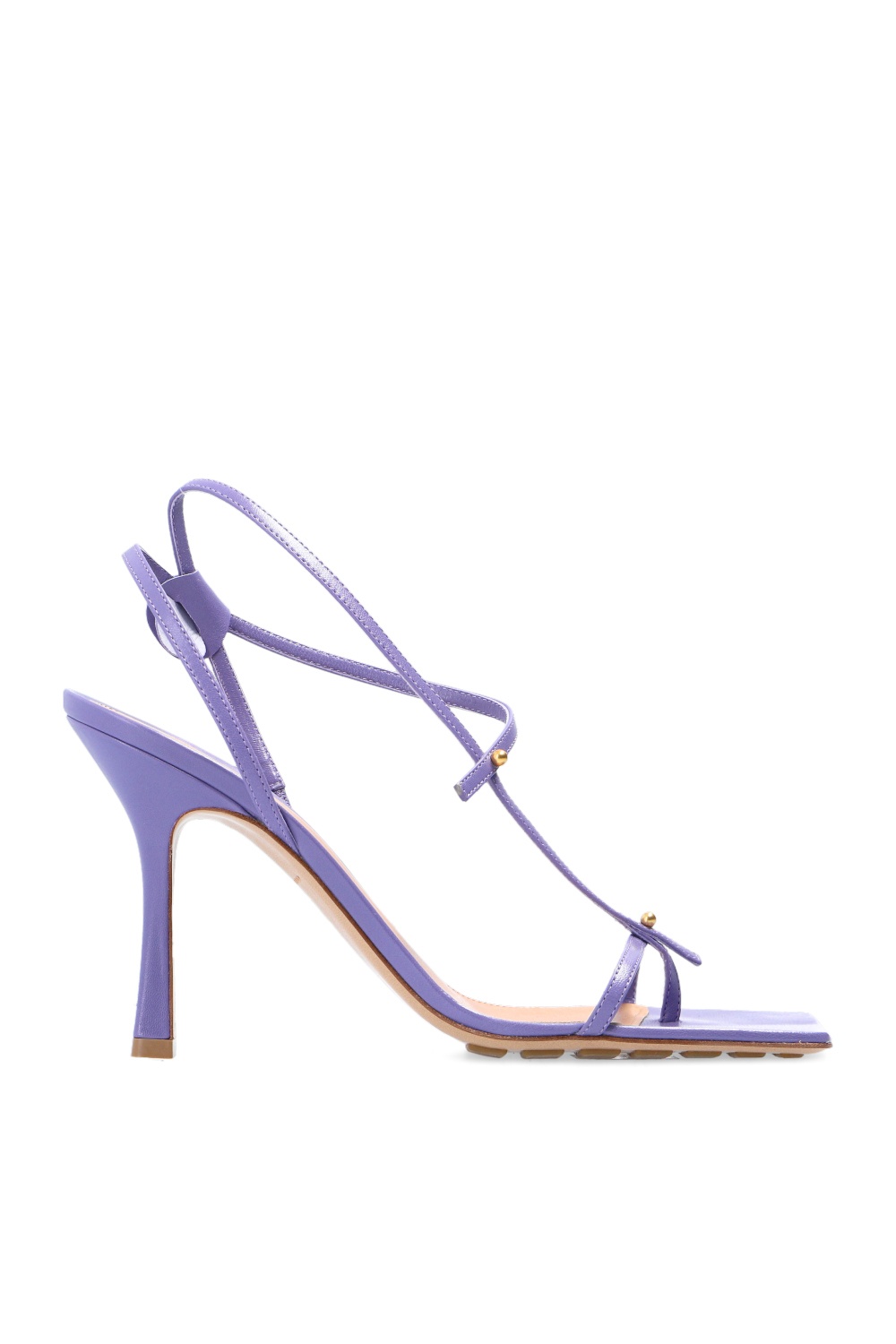Purple 'Stretch' heeled sandals Bottega Veneta Purple 'Stretch' heeled sandals Bottega Veneta